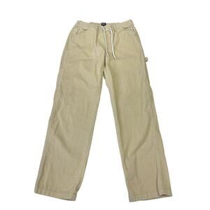 BDG Cream Corduroy Carpenter Wide Leg Pants M Urban City Baggy Bulldog